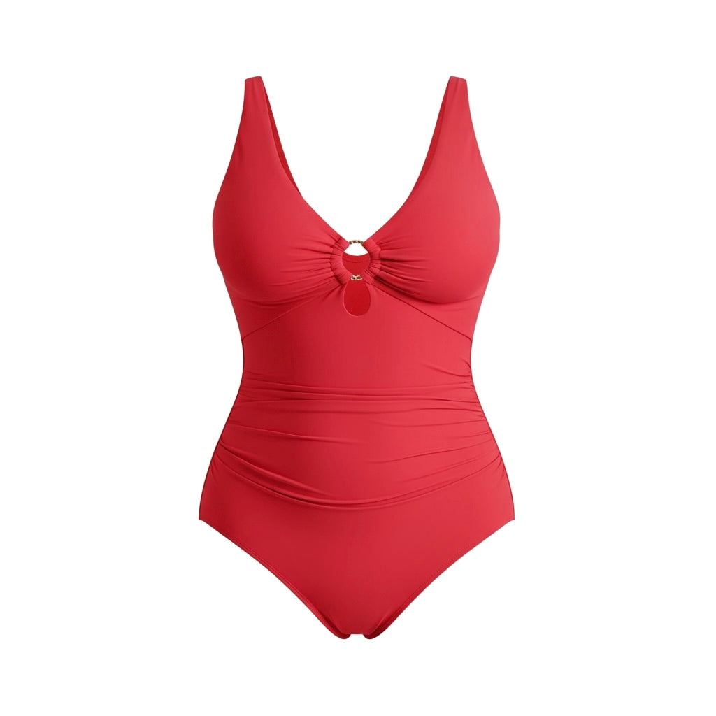 Timeless Classic Red One-piece Swimsuit