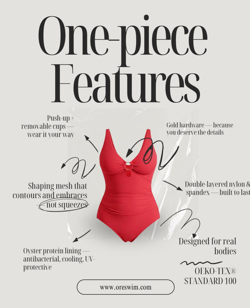 Timeless Classic Red One-piece Swimsuit