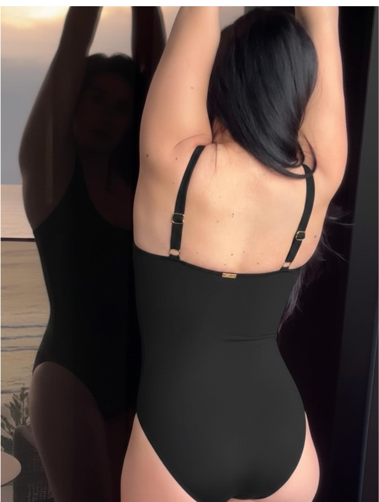 Timeless Classic Black One-Piece Swimsuit