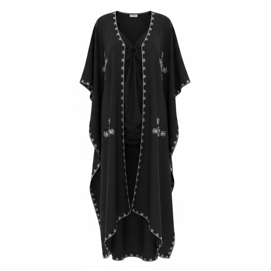Oreswim Black Kimono Cover-Up